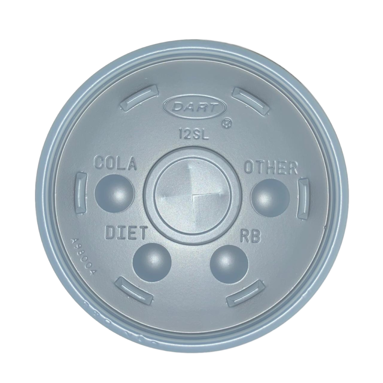 Tapa Plástica Para Vaso Ranurada Dart 32sl 500 Piezas - Nacional de ...